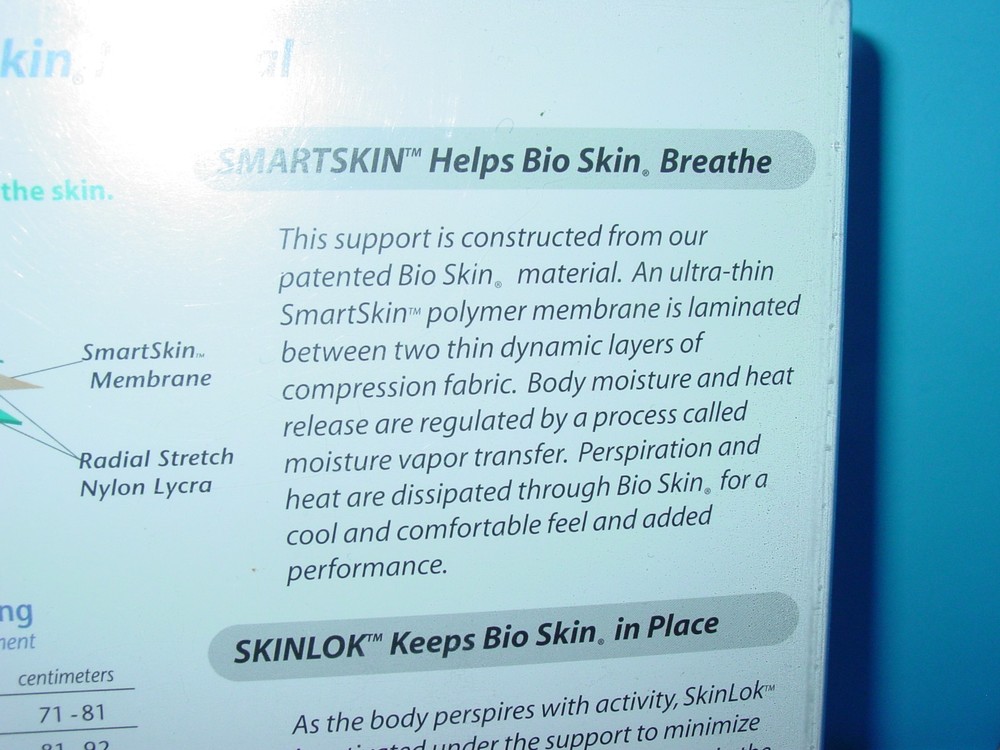 BioSkin Performance Compression Shorts XL 40-44 Black Mens