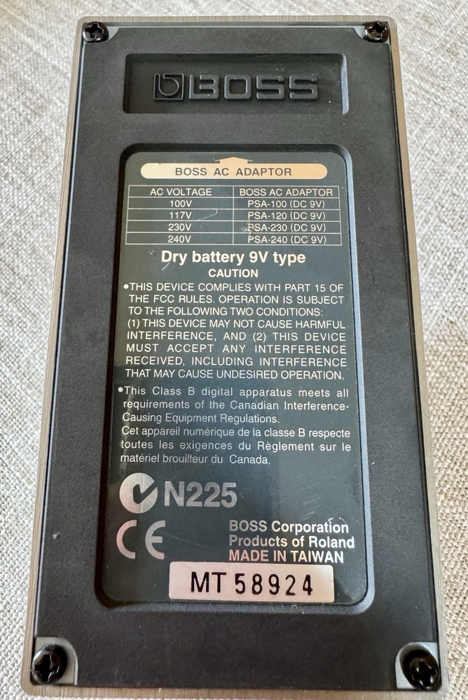 Boss TU-2 Chromatic Pedal Tuner