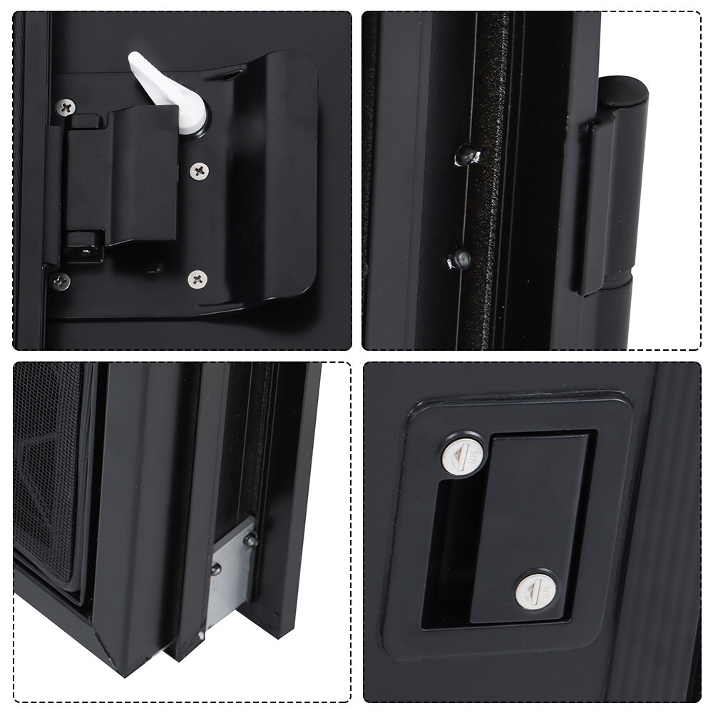 Passenger+Driver Side RV Camper Teardrop Trailer Door 23"~30"×32"~44" Entry Door