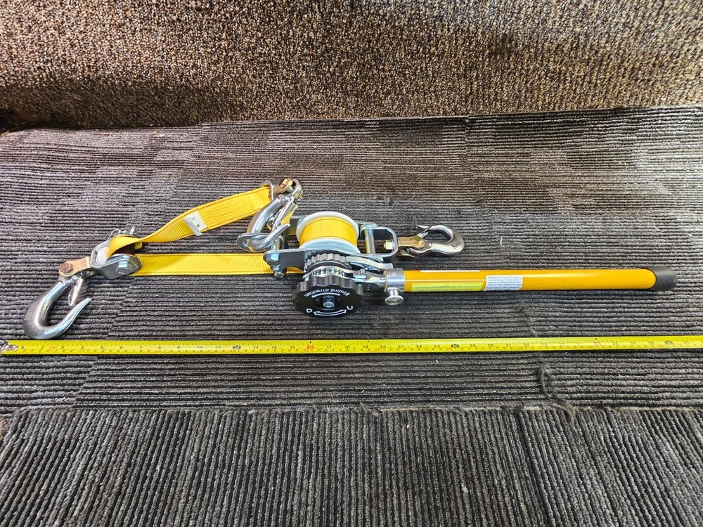 Klein Tools KN1600PEX Web-Strap Lifting Hoist Deluxe with Removable Handle