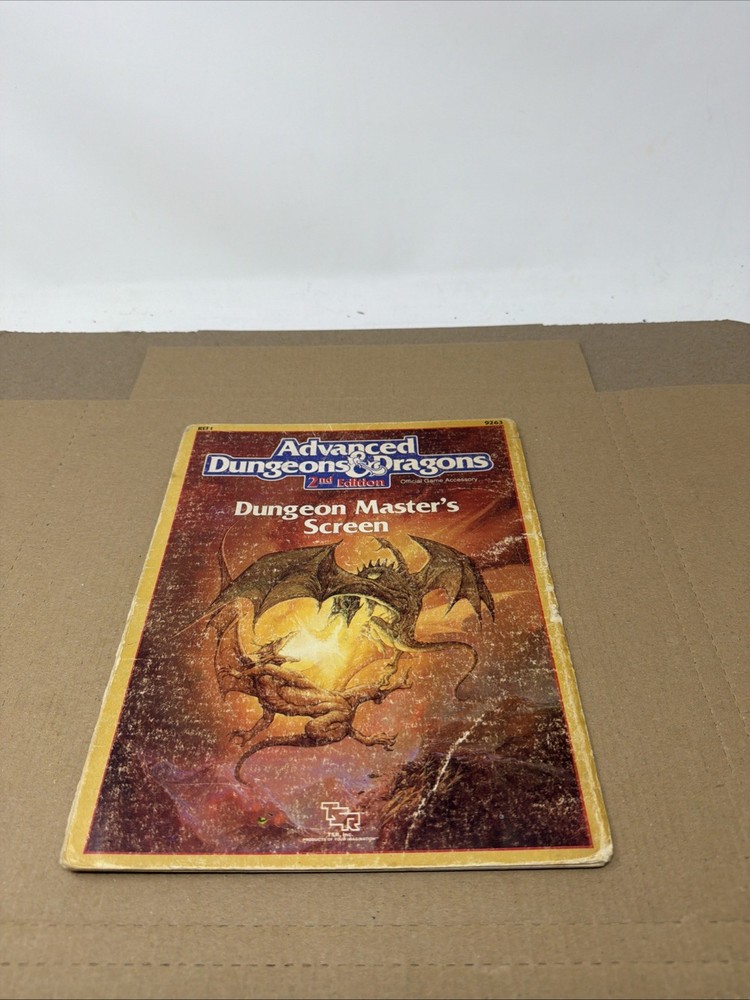 AD&D 2nd Ed Dungeon Master's Screen - Screen Only!