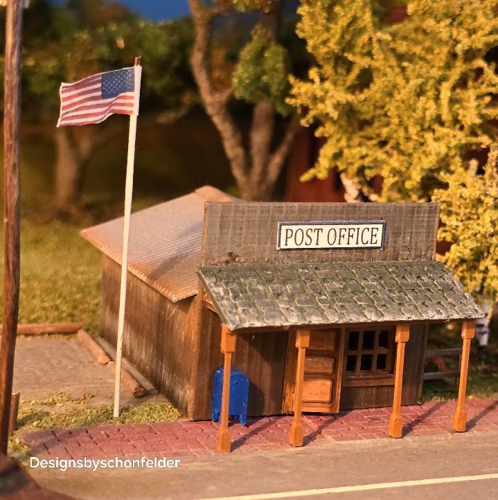 N Scale Post Office Building Kit – 3D Printed Unpainted Structure | Dioramas,