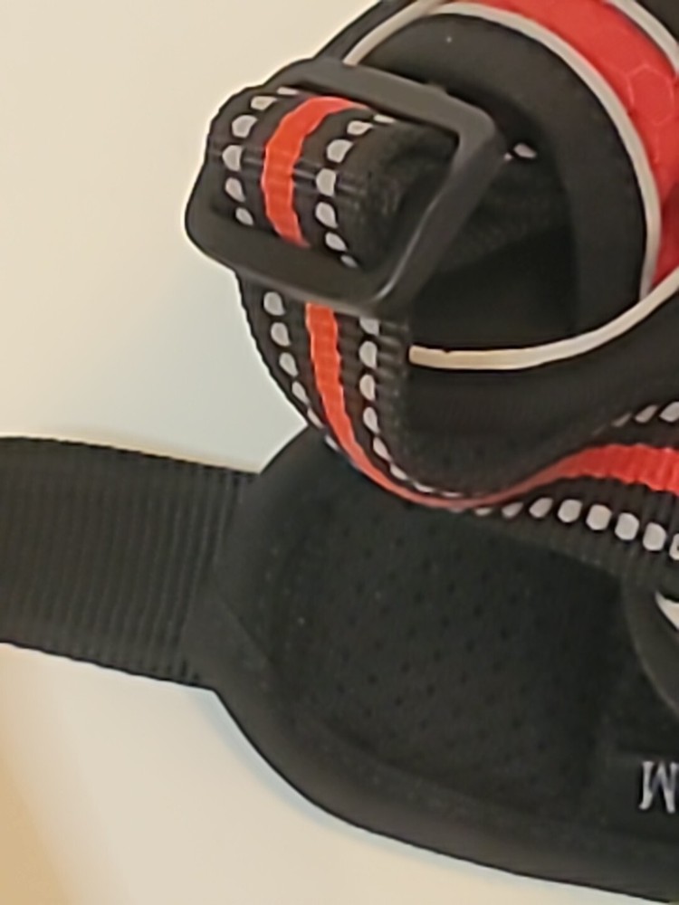 tobeDRI No Pull Dog Harness Reflective Oxford w/5ft Leash MEDIUM Black/Red