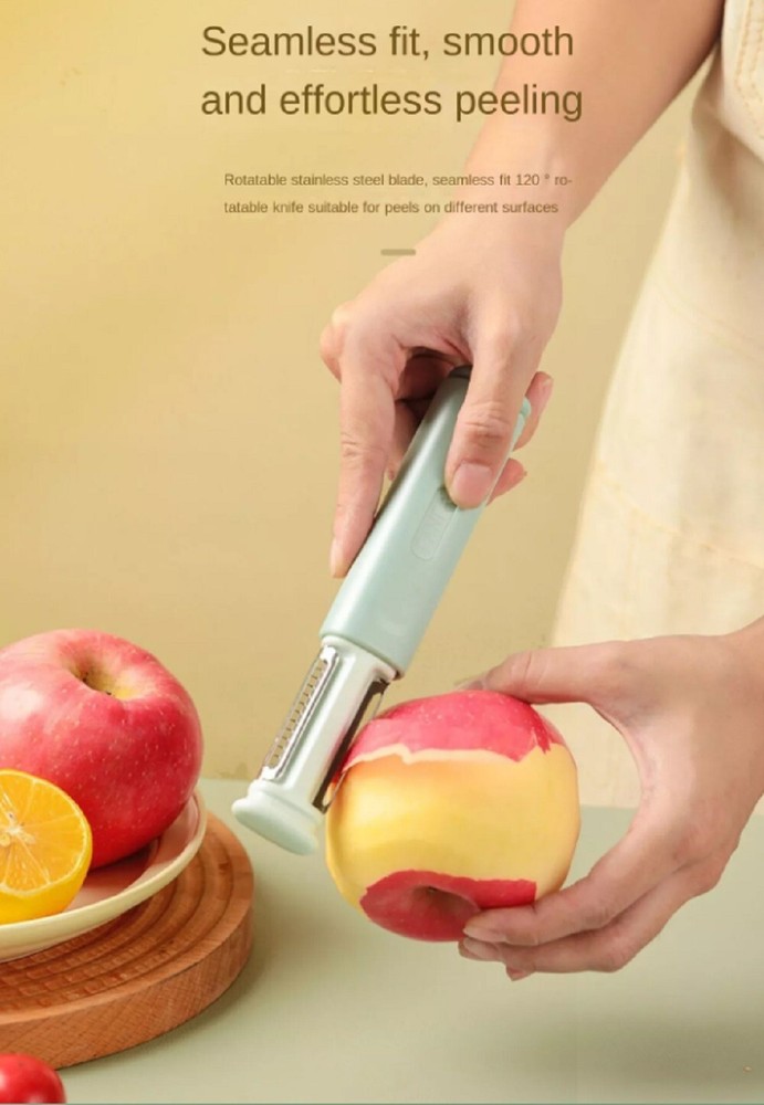 2 in 1 Kitchen 2 Stage Knife Sharpener Stainless Steel Multi-function Peeler US