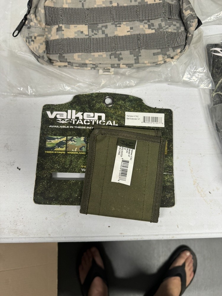 Valken Paintball Tactical accessory lot