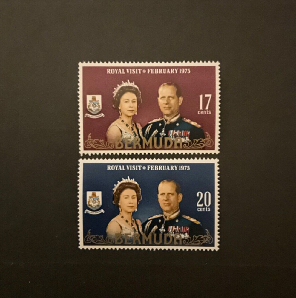 Stamps Bermuda Scott #316-7 never hinged