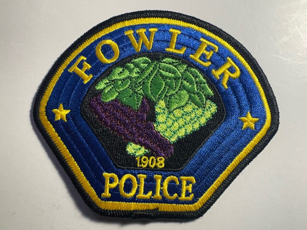 Fowler California Police Patch