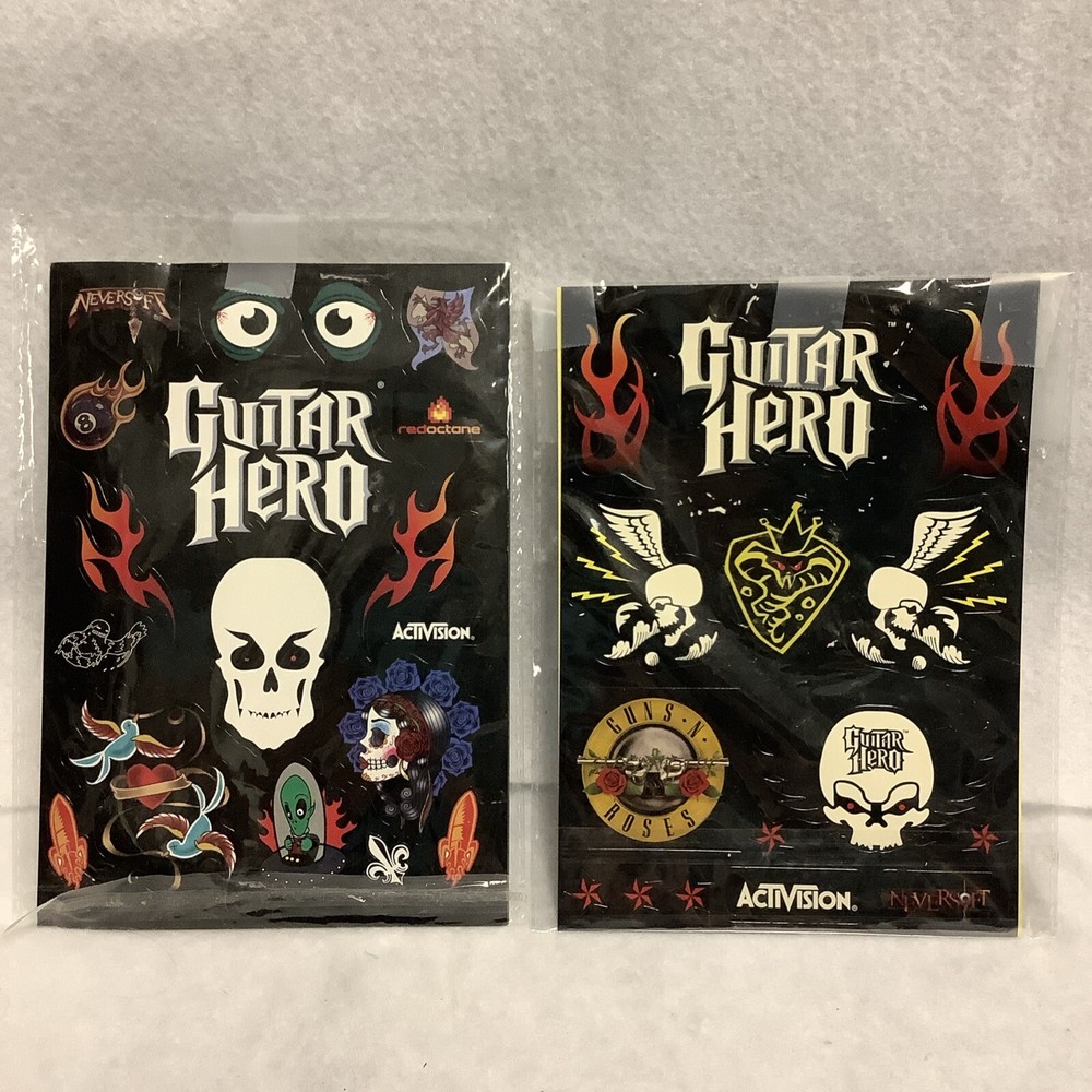 Guitar Hero Stickers