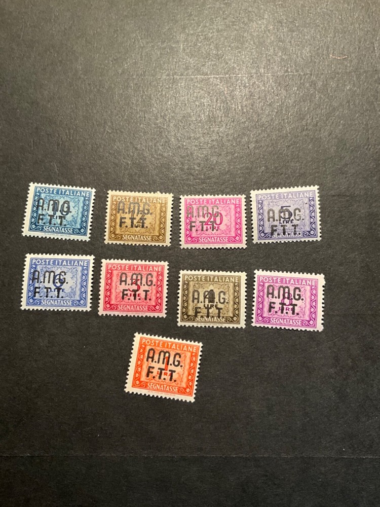Stamps Trieste Zone A Scott #J7-15 hinged
