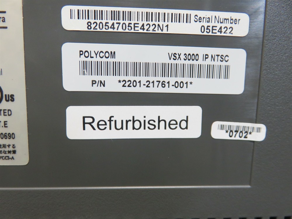 Polycom VSX 3000 Video Camera Conferencing System Monitor