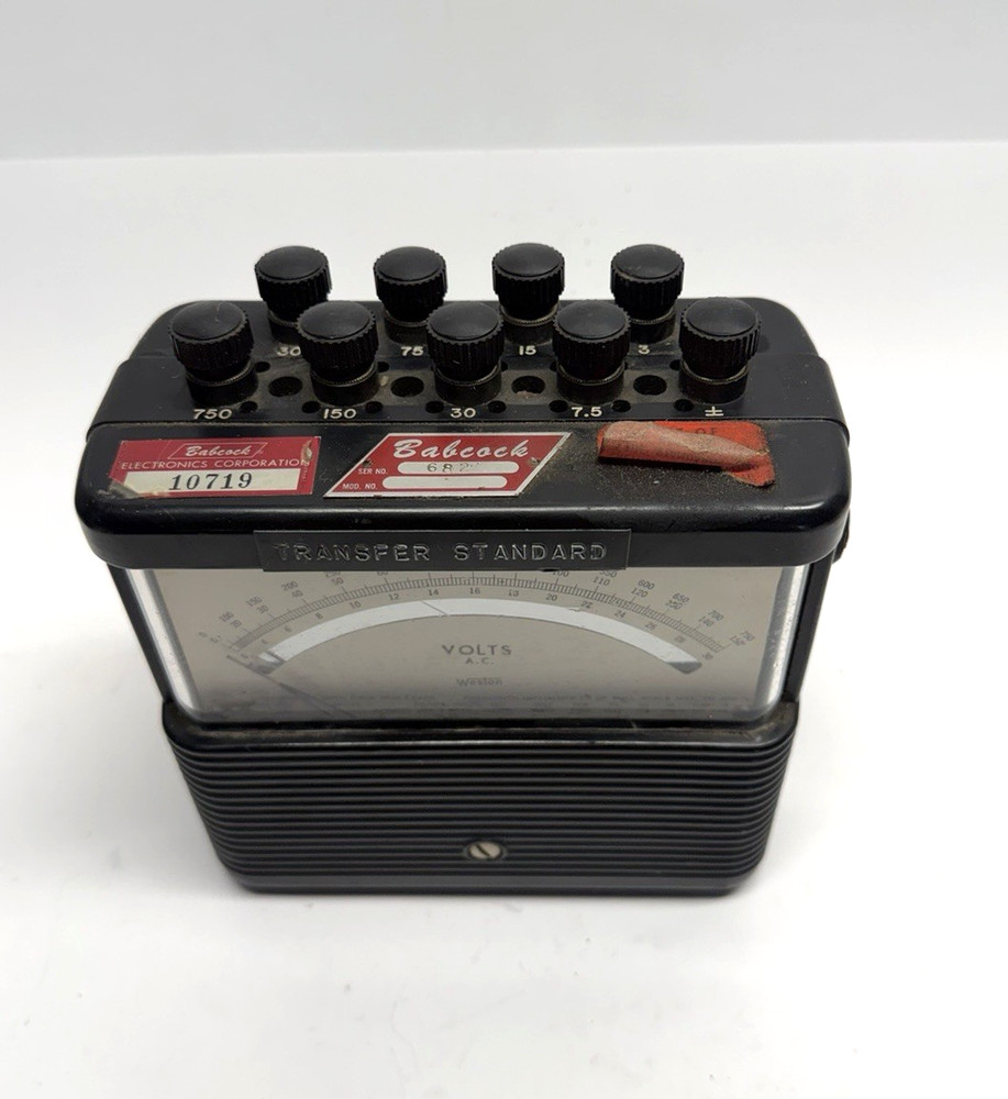 Vintage Weston Volt Meter D.C. Model 901
