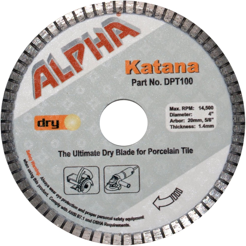 Alpha Professional Tools Katana Blade 4"- DPT478