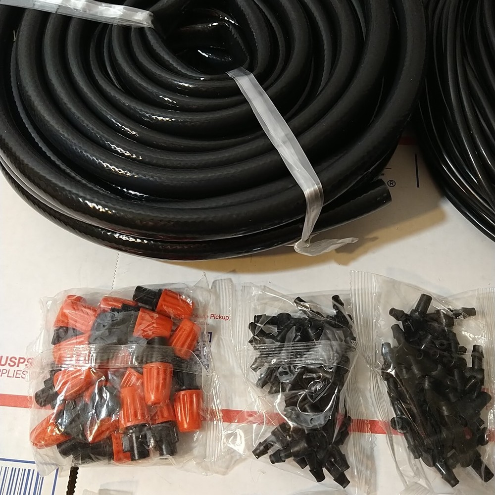 240FT Drip Irrigation System Kit, Automatic Garden Watering Misting System