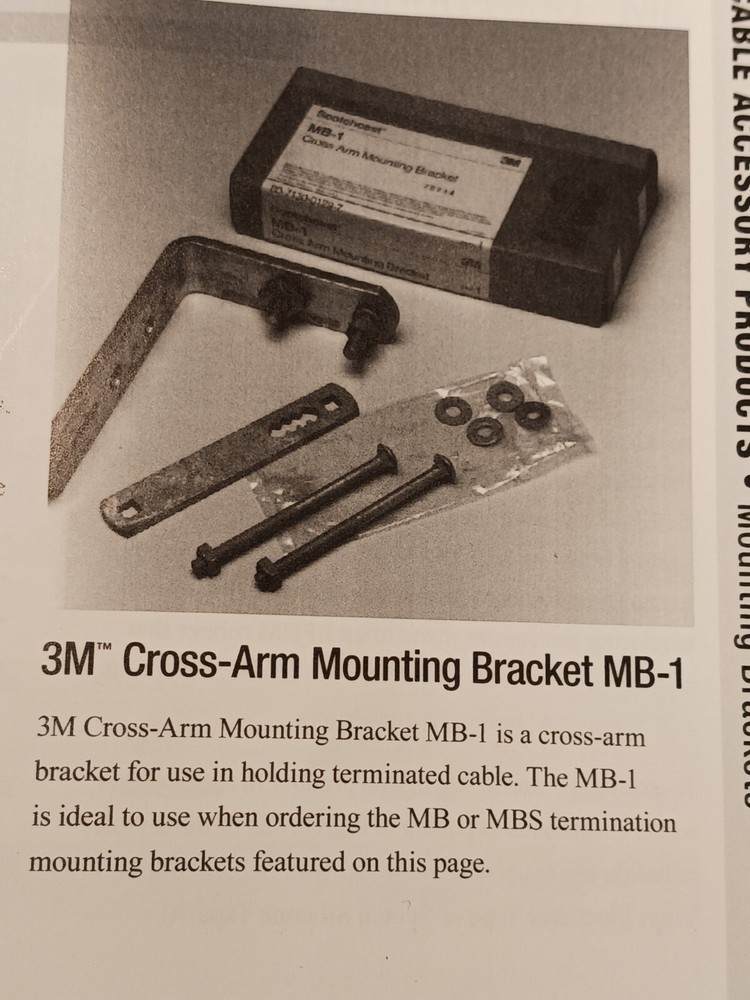 3M SCOTCHCAST MB-1 MOUNTING BRACKET