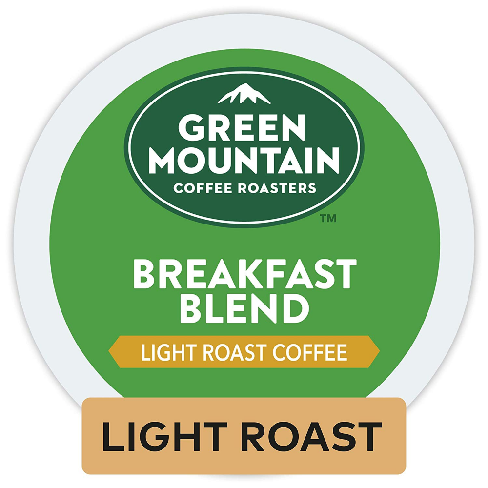 Green Mountain Coffee Roasters Breakfast Blend, Single Serve K-Cup , Light Roast