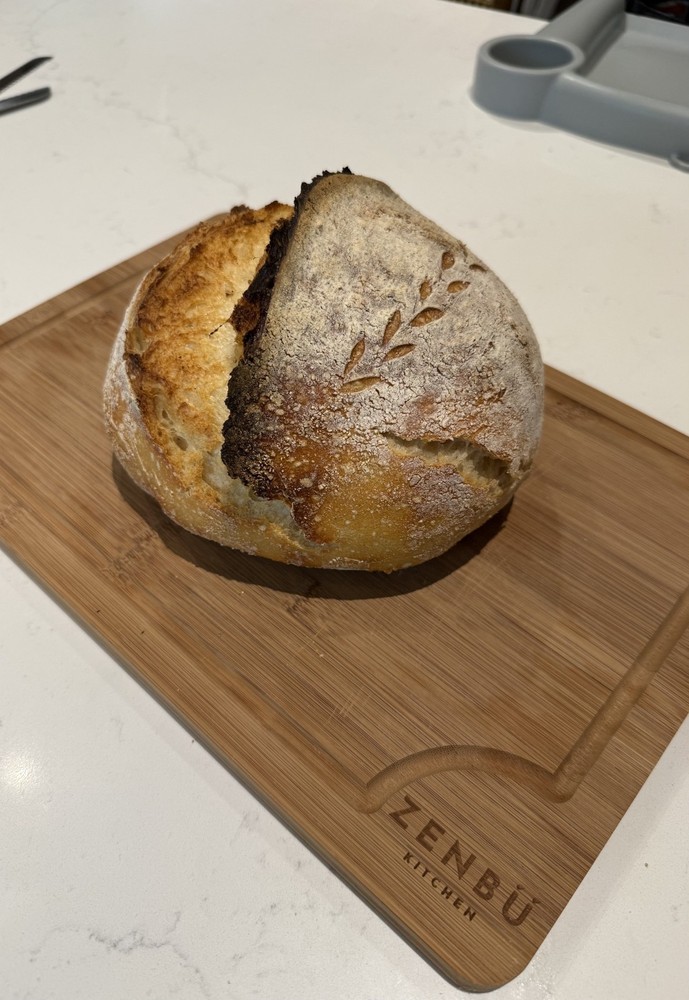 Zenbu Kitchen Bamboo Cutting Board Set – 3-Pack (Dark Bamboo)