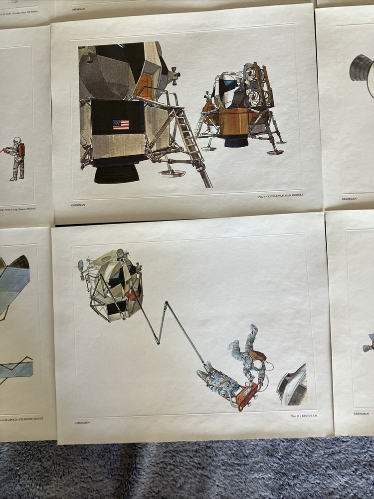 Grumman Apollo Program Lunar Module Derivatives:Future Space Missions-12 Of 13