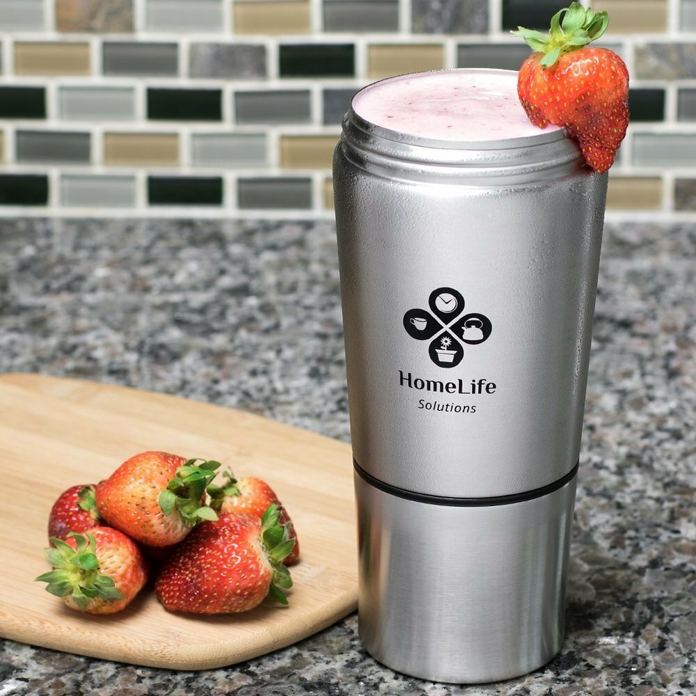 Stainless Steel Protein Shaker Bottle (2 Pack)