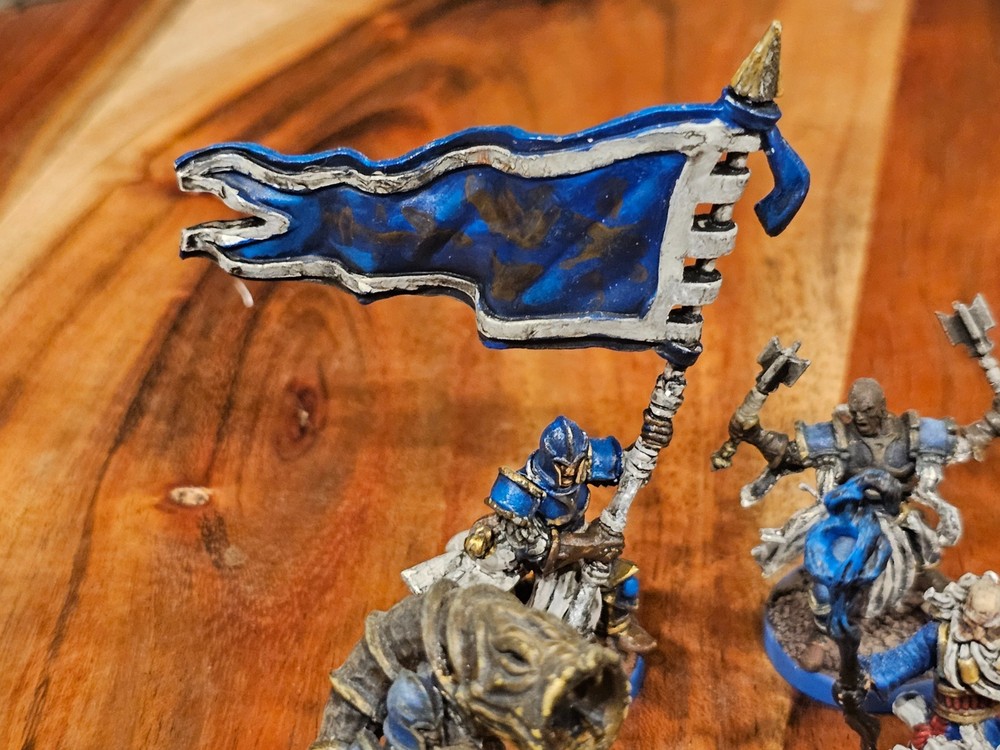 FFG Runewars Miniatures Game Daqan - Infantry Command Unit Expansion Painted