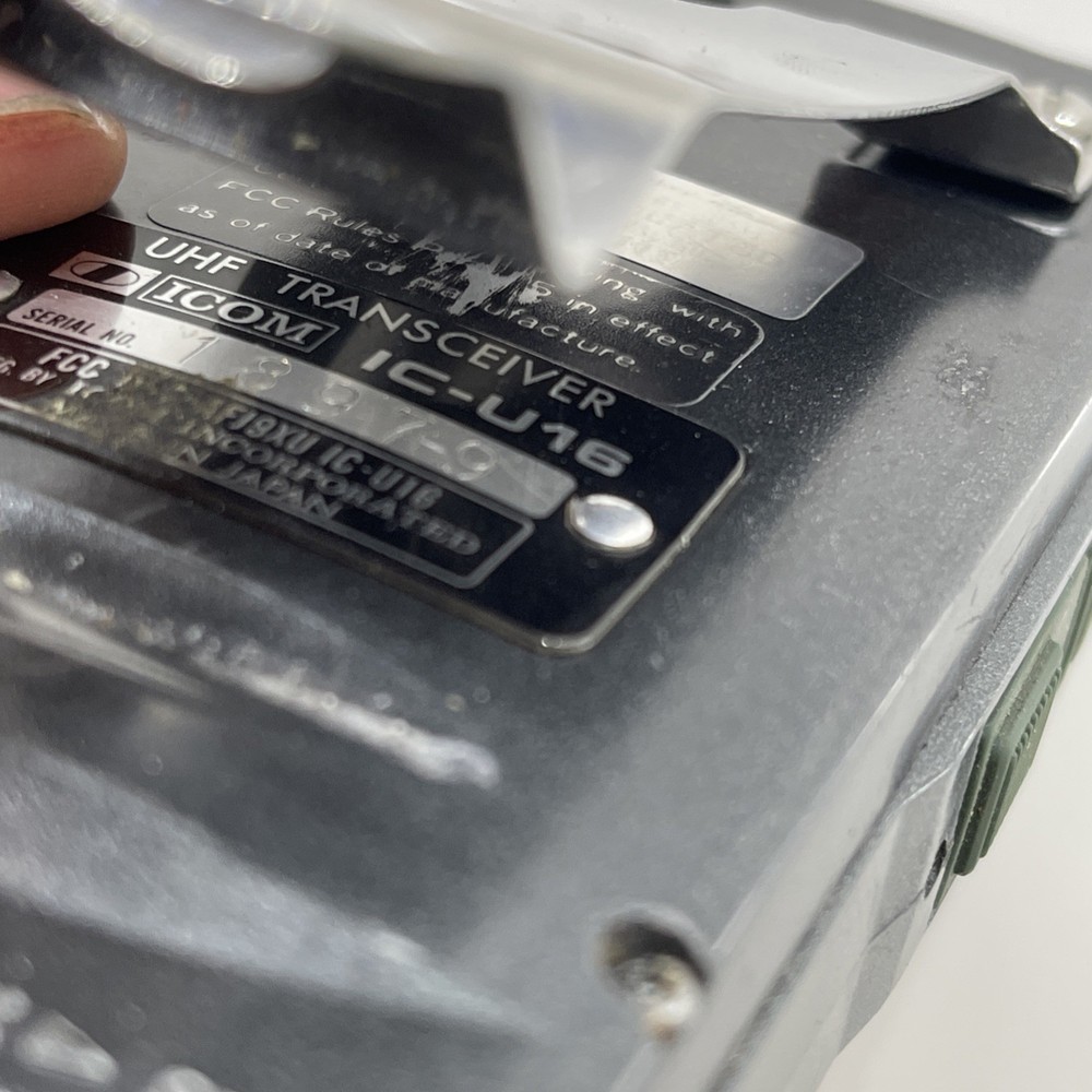 ICOM Handheld Radio IC-U16