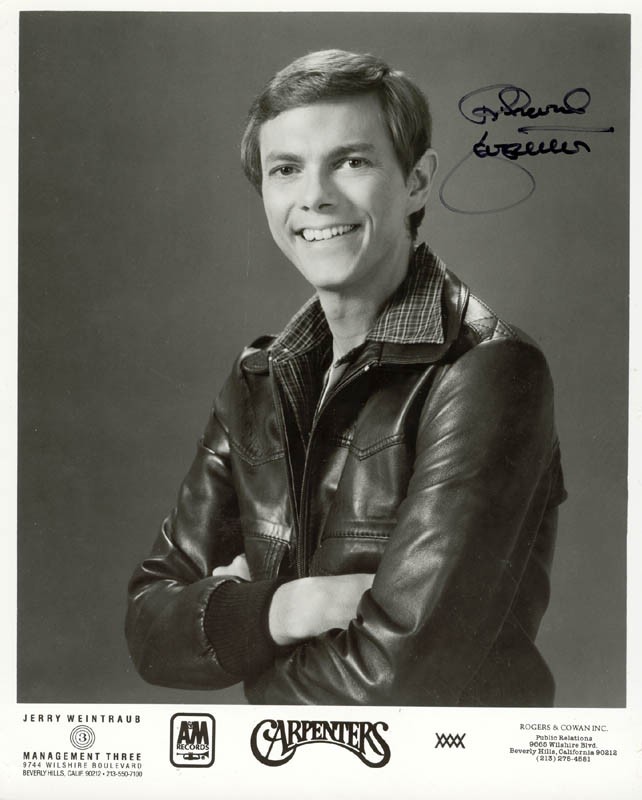 RICHARD CARPENTER - AUTOGRAPHED SIGNED PHOTOGRAPH