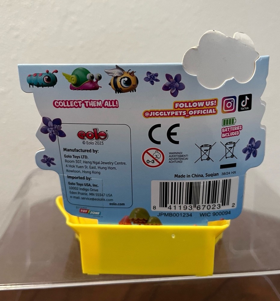 Jiggly Pets Jiggly Bugs Snail - NIB