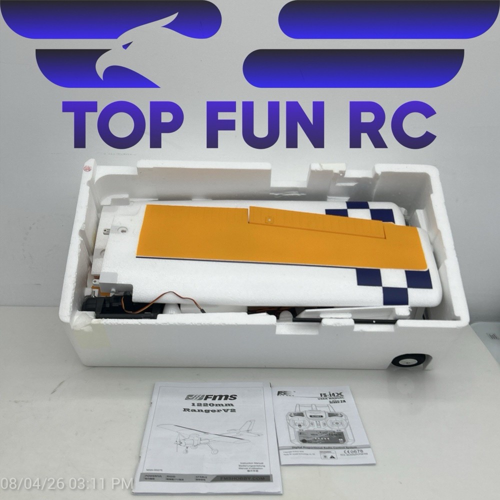 FMS RANGER 1220MM V2 RTF OPEN BOX W/ REFLEX YELLOW (SCRATCH & DENT)