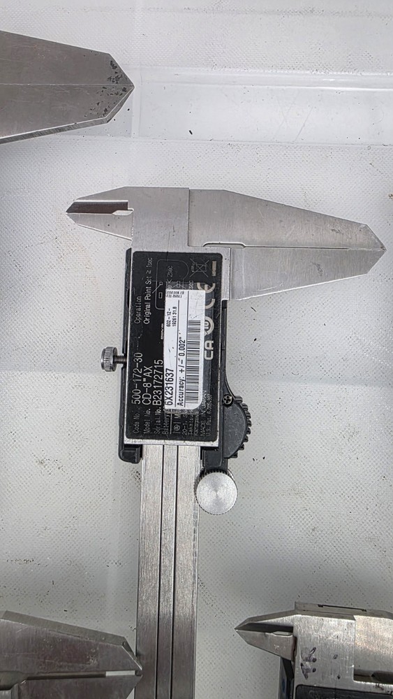 set Mitutoyo Absolute Digimatic Caliper aos Untested