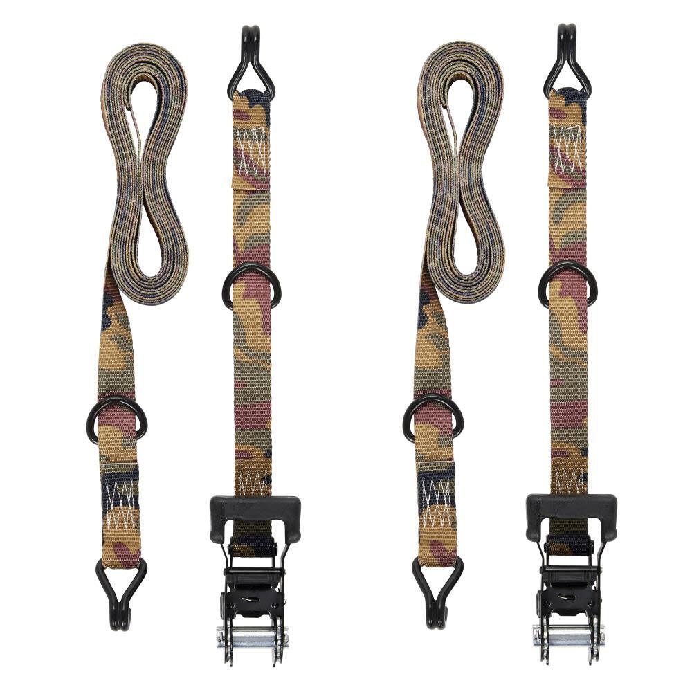 Keeper 1-1/4-In X 16-Ft Ratchet Tie-Down 2 Pack