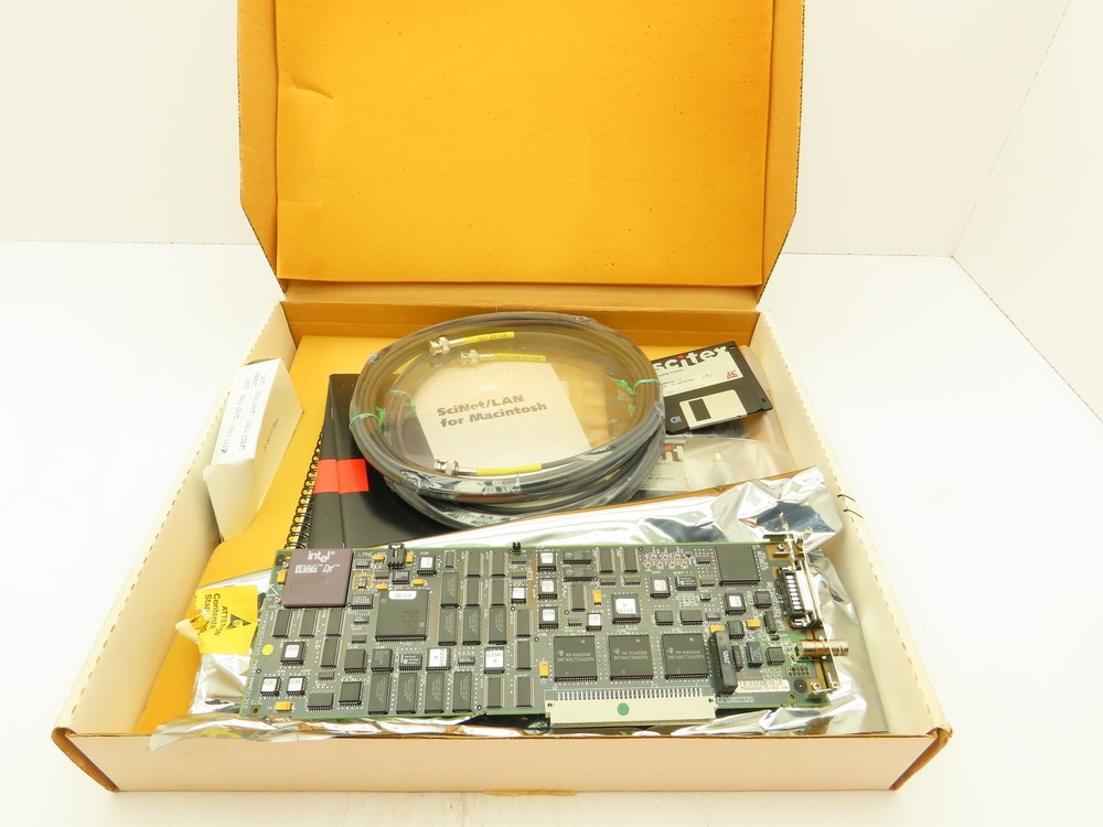 SciTex SciNet Span Kit Span-Pro LAN-MAC Circuit Board Card Floppy Discs