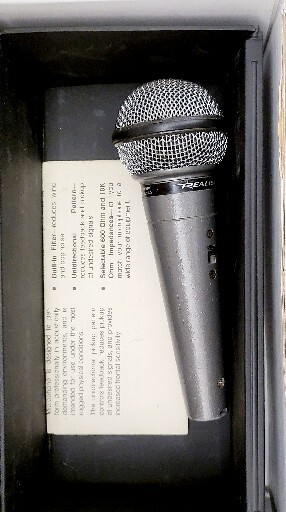 Realistic Highball Unidirectional Dynamic Microphone 33-984C; Case & Paperwork
