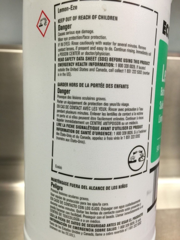 ECOLAB - Lemon-Eze Bathroom Creme Cleanser - 13094