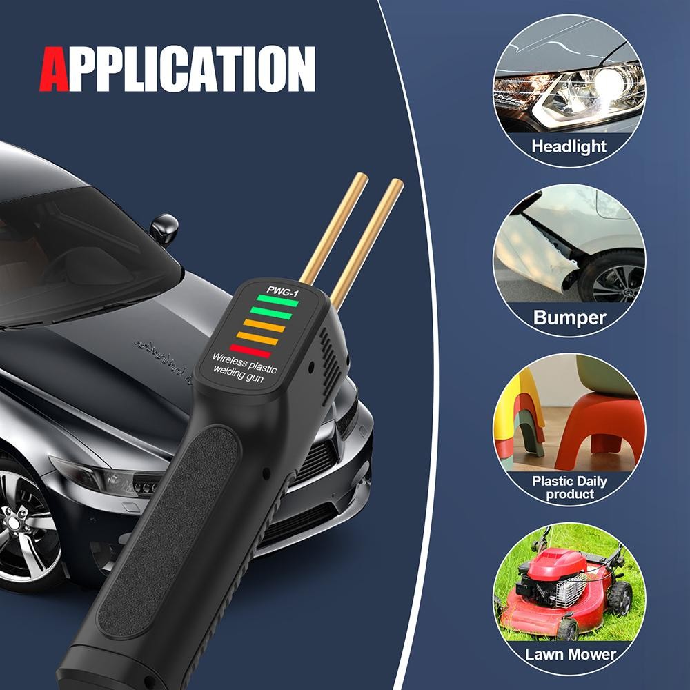 Pwg-1 Handheld Wireless Plastic Welding Machine USB Rechargeable Repair Tool