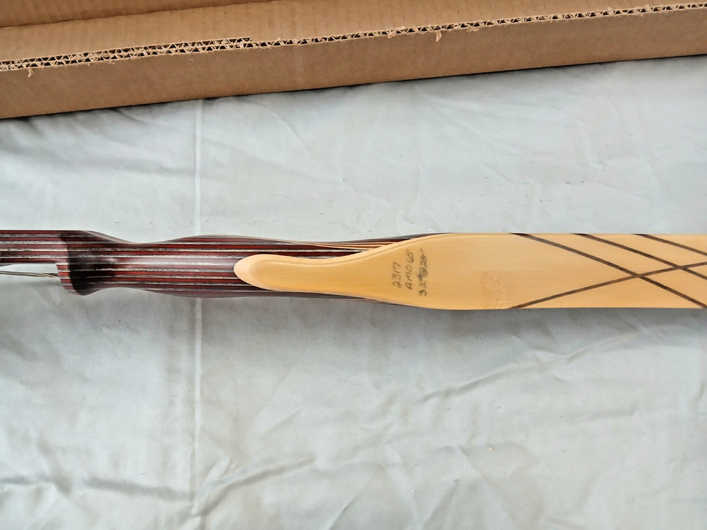 CHARRON ARCHERY - CUSTOM LONGBOW 60"AMO @ 32#