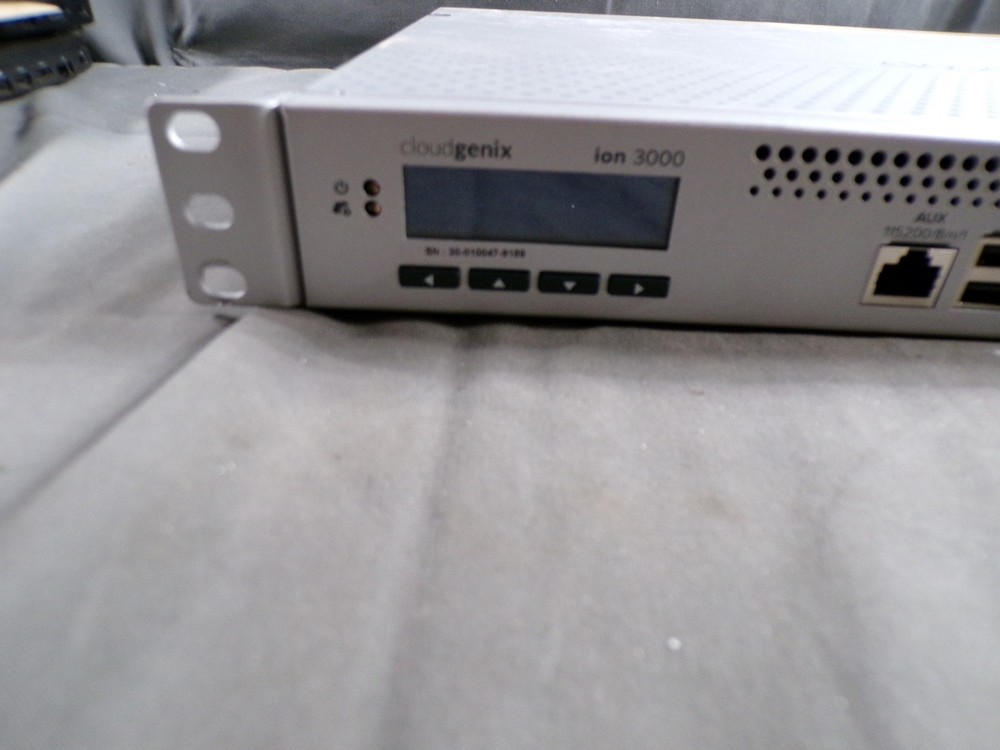 CLOUDGENIX ION 3000 REMOTE ROUTER NETWORK APPLIANCES PLATFORM