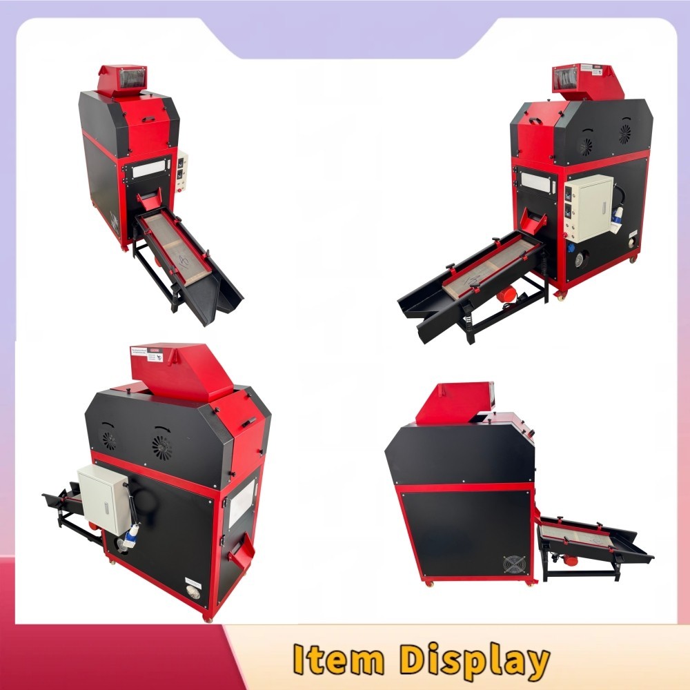 Automatic Copper Plastic Separator Machine 220V Waste Wire Granulator