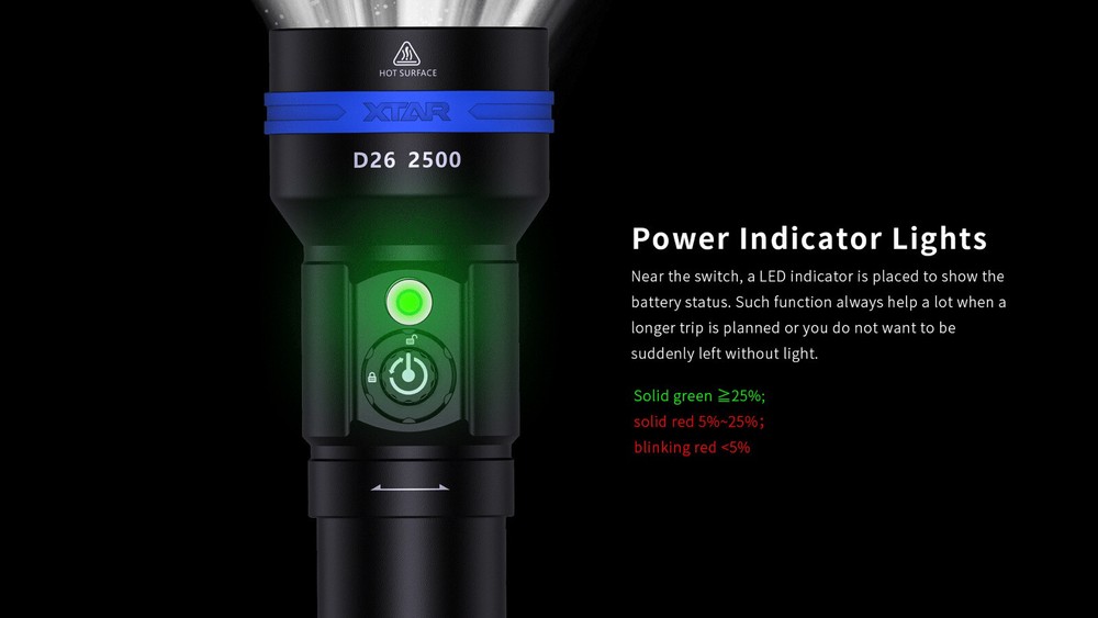 XTAR D26 2500 FULL SET COMBO - SHORT & LONG BATTERY COMPARTMENT + SILICON GREASE