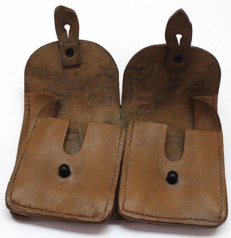 French Desert Tan Double cell ammo pouch belt loops & suspender ring each E9300