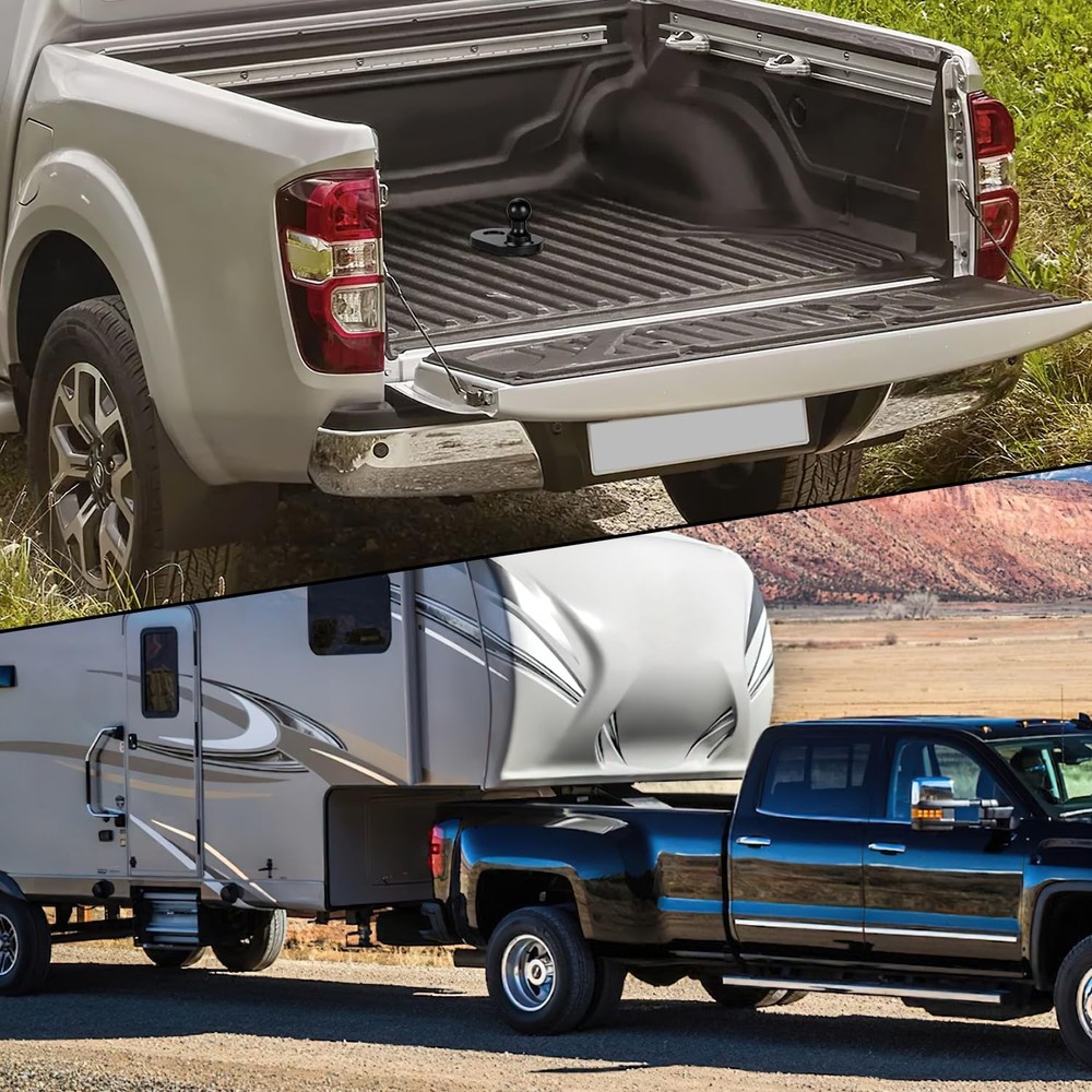 Nilight Gooseneck Ball Extender - 4" Offset Extender,