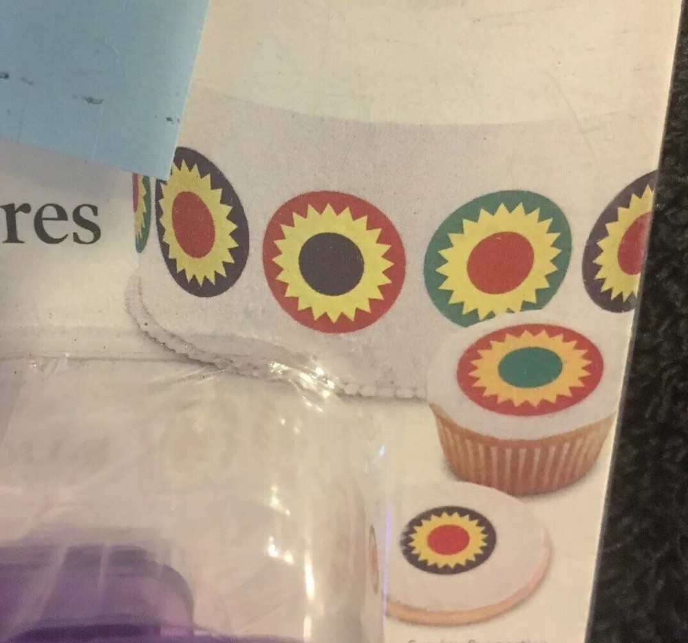 New~Wilton Sugar Sheet Cutting 3 Pc Insert Set Layered Circles Cake Decorating