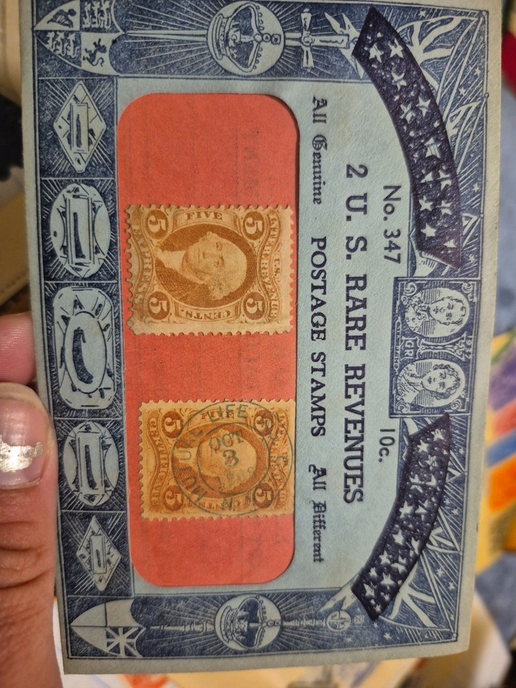Very Rare George  Washington Red Two  2 Cent Postage Stamp