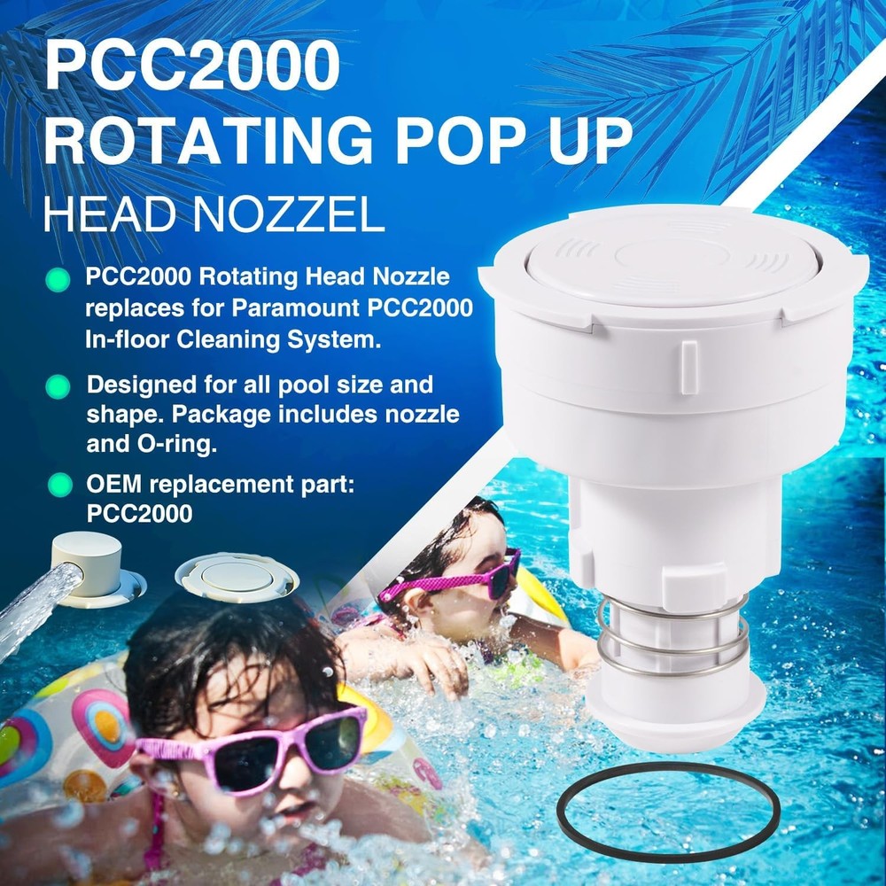 PCC2000 Rotating Head Nozzle for Paramount PCC2000 In-floor Cleaning System