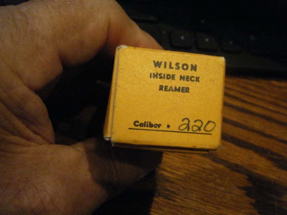L E Wilson Inside Neck Reamer 220 Caliber