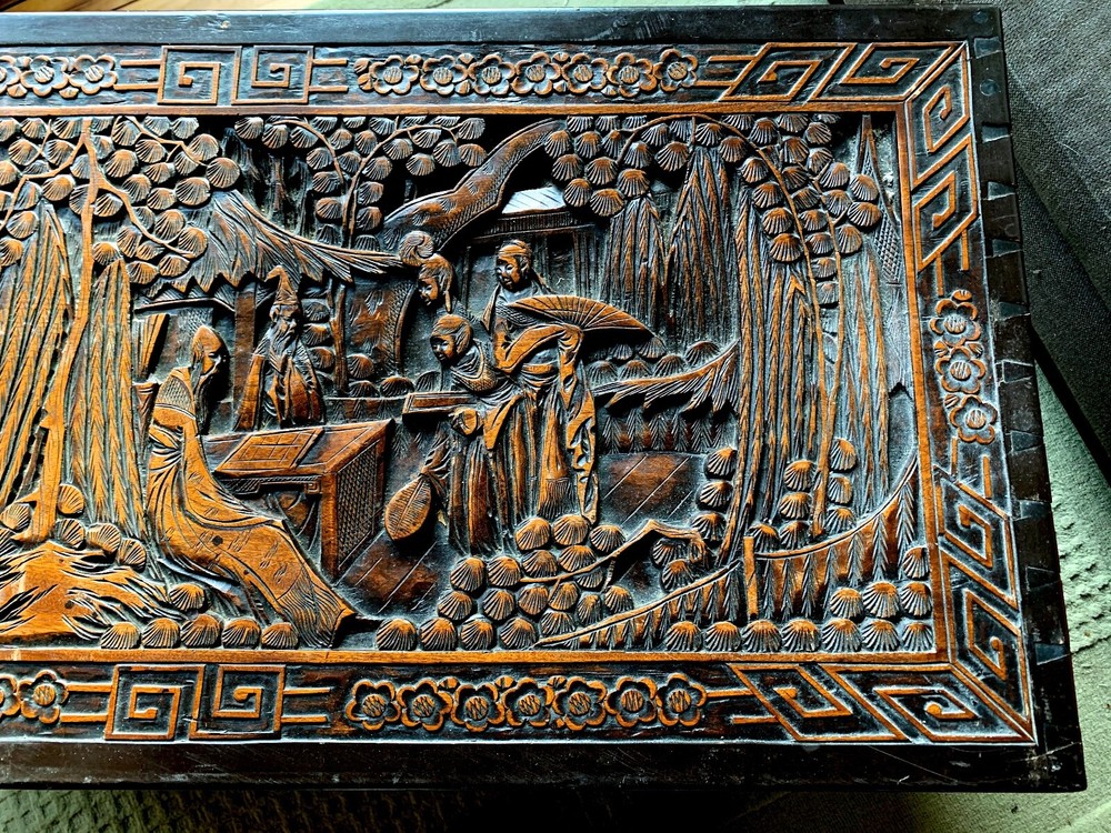 Antique Chinese Camphor Trunk