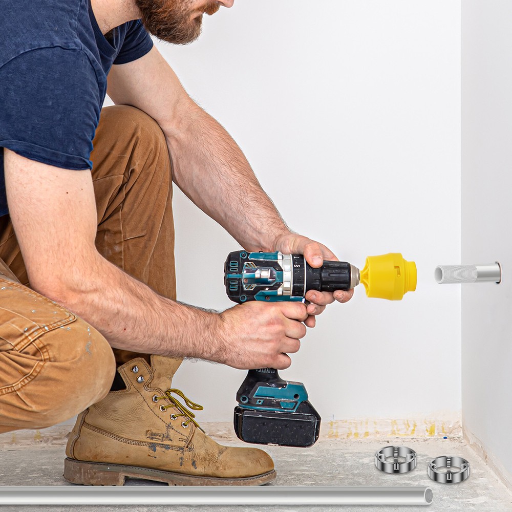 6Pcs PVC Thread Maker Tool Pipe Threader Plumbing Tool Pipe Threader Set