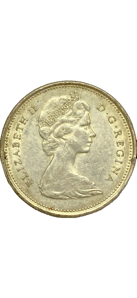 1966 Canada 25 Cents Silver Coin