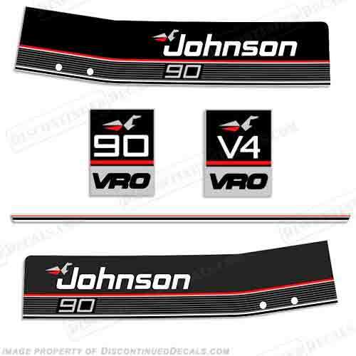 Fits Johnson 1989 90hp VRO Decals