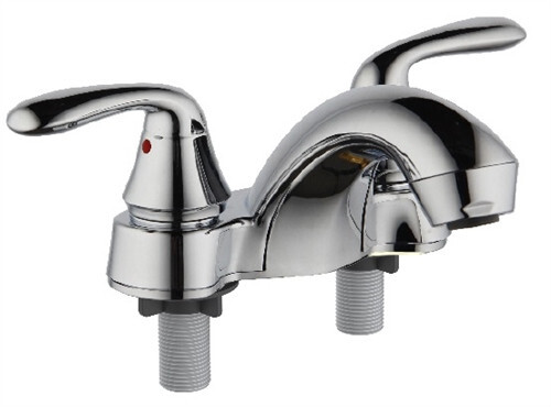 RV Chrome Faucet Lavatory Bath Bathroom Kitchen Bristol Utopia 4" Valves