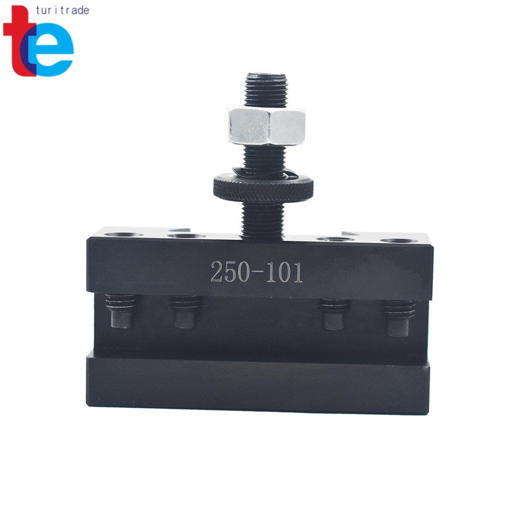 6Pcs AXA 250-100 Size Piston Type Quick Change Tool Post Set For Lathe 6- 12"