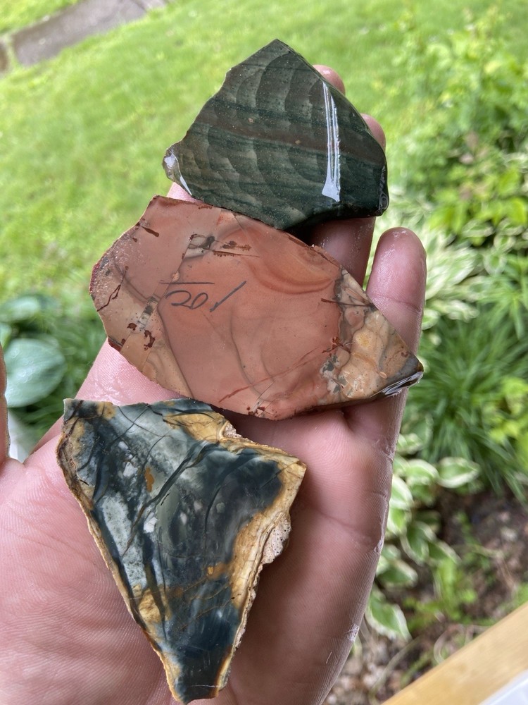 Morrisonite Slabs 3 Pc 111 Grams